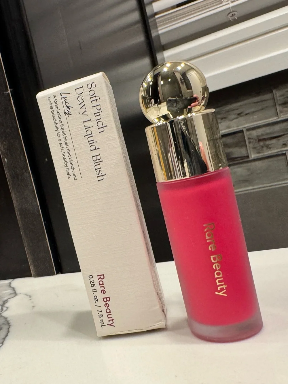 Rare Beauty Soft Pinch Dewy Liquid Blush – Lucky | New in Box